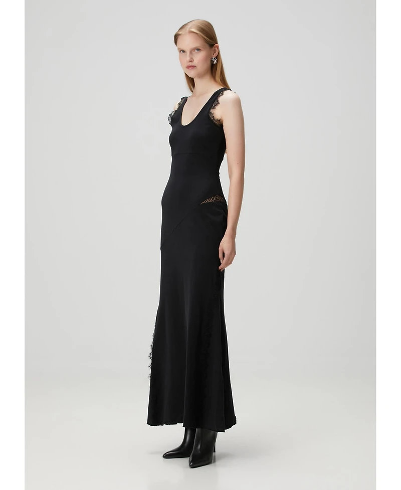 Pcfg Women's Cotton Long Fitted Dress