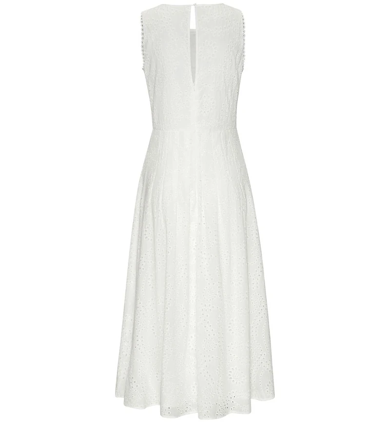 Lascana Women's Sleeveless Eyelet Maxi Dress