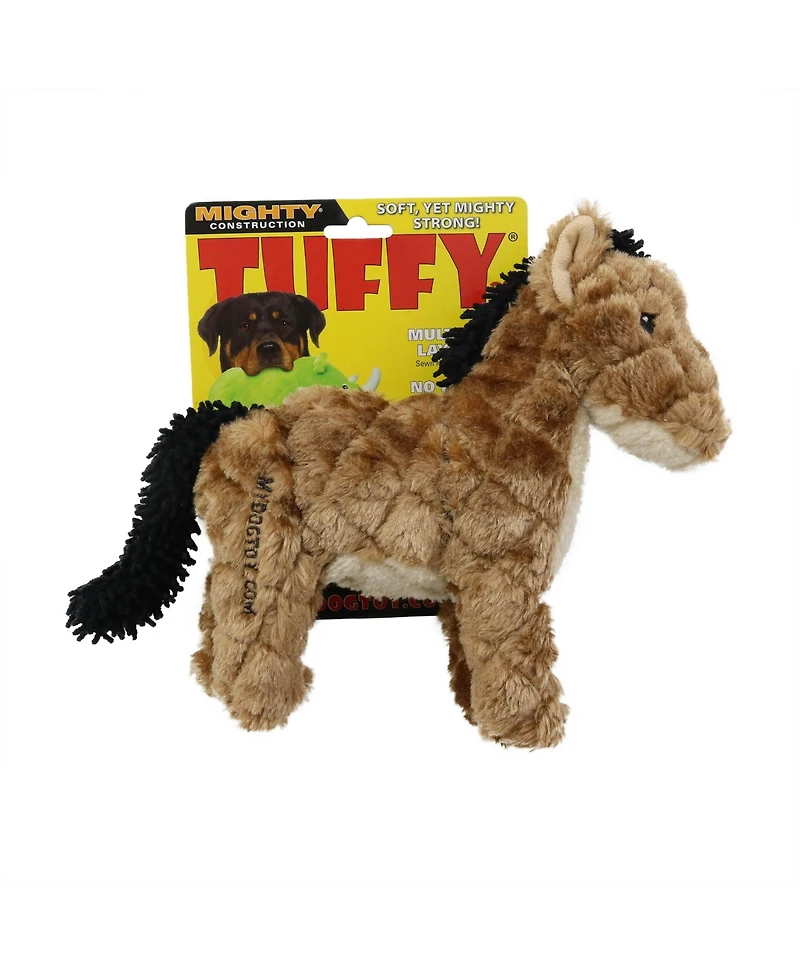 Mighty Farm Horse, Durable Plush Squeaky Dog Toy