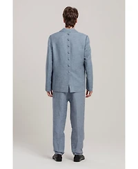 Pcfg Men's Free Heaven Linen Oversized Blazer