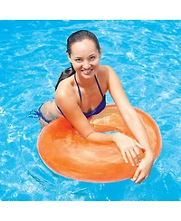 Intex 59260EP Colorful Transparent Inflatable Swimming Pool Beach Tube Raft