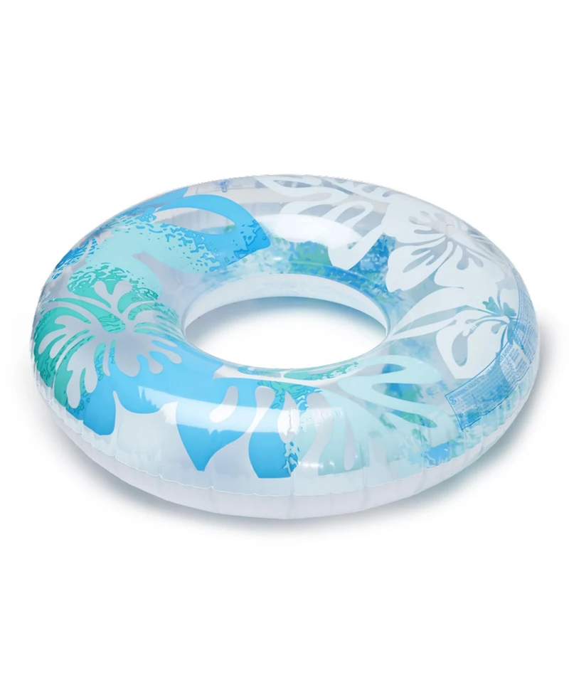 Intex Colorful Transparent Inflatable Swimming Pool Single Ring Float