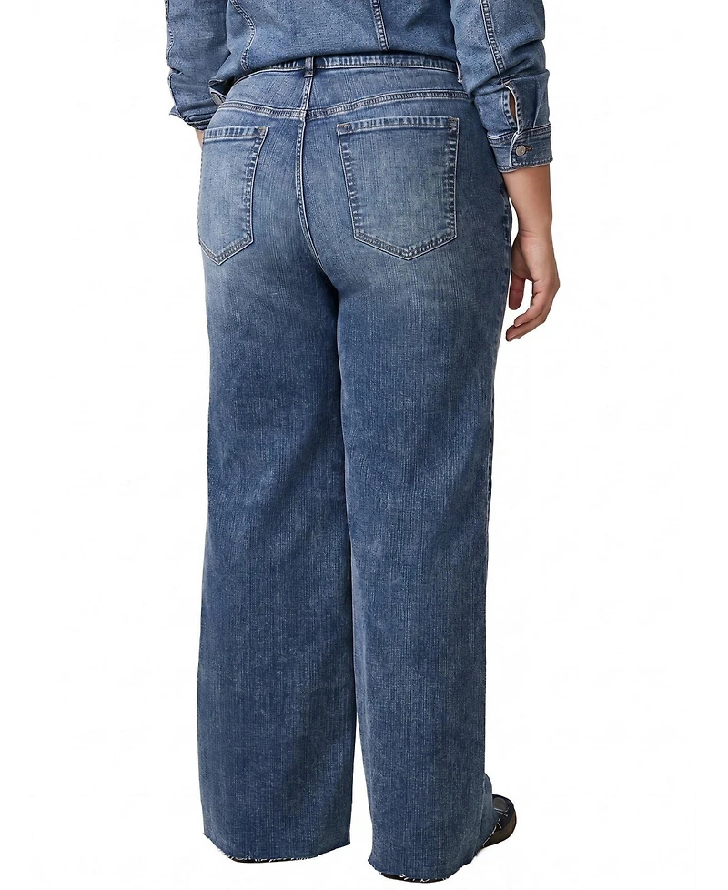 Torrid Women's Plus High-Rise Baggy Wide-Leg Jean