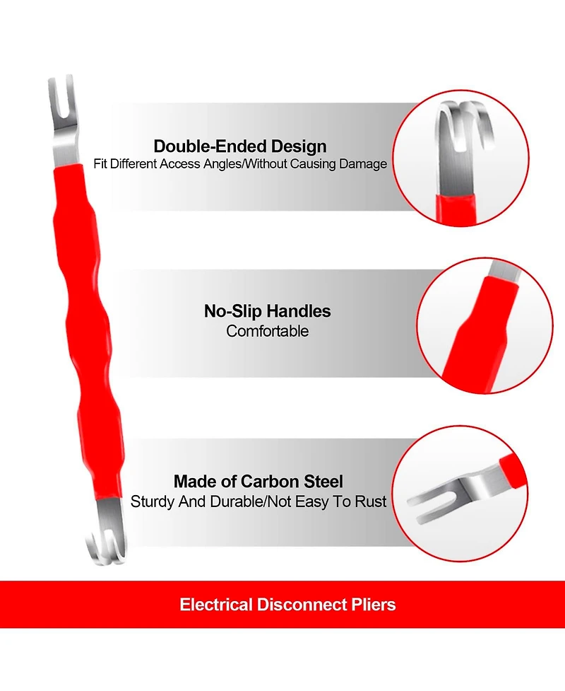 Xdovet Electrical Disconnect Pliers Terminal Removal Tool Kit