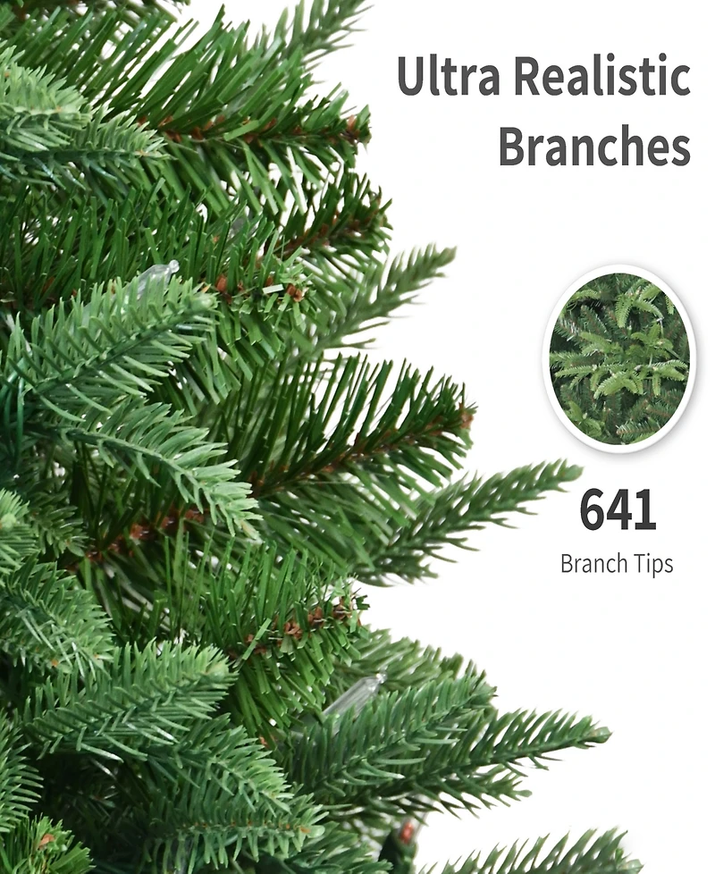 Puleo International 40" Pre-Lit Fraser Fir Potted Tree