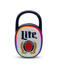 Miller Lite Backpack Clip Bluetooth Speaker and Fm Radio