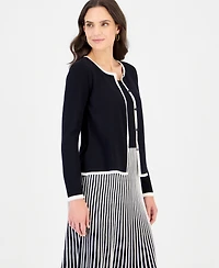 Robbie Bee Women's Long-Sleeve A-Line Dress
