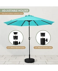 20" Fillable Round Plastic Free Standing Market Umbrella Base