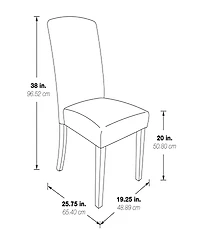 Osp Home Furnishings 38" 2-Piece Upholstery Everly Dining Chair