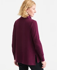 Style & Co Women's Long-Sleeve Thermal Turtleneck Top, Macy's Exclusive