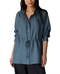 Eileen Fisher Women's Collared Button-Front Shirt