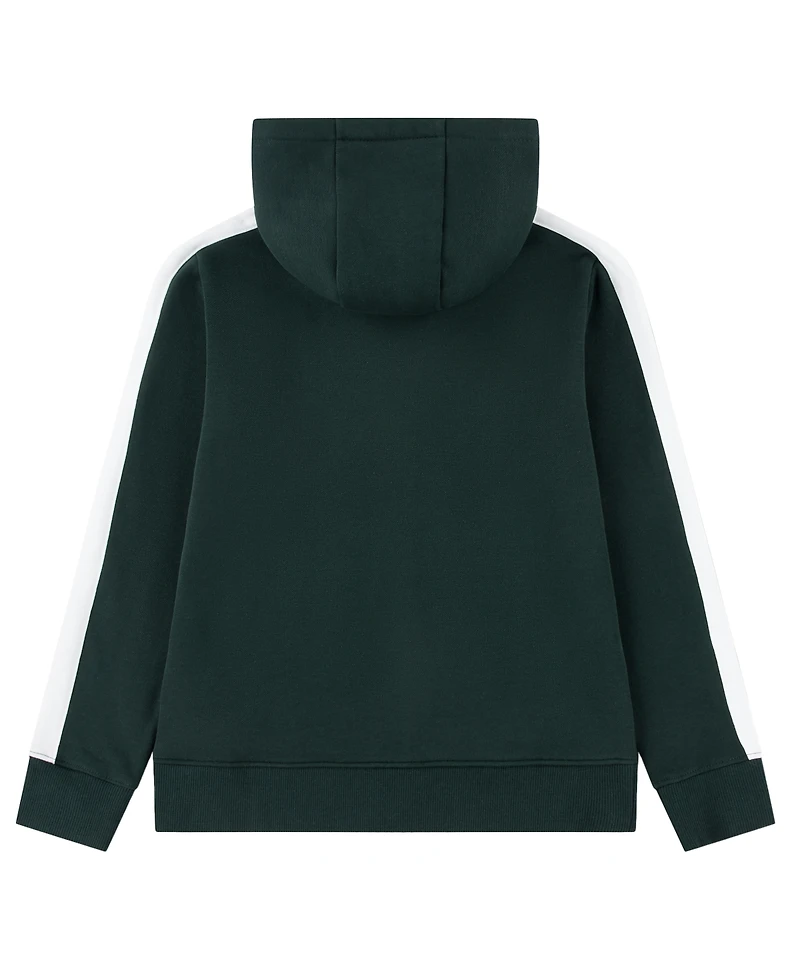 Lacoste Boys' 10-16 Color-Block Full-Zip Hoodie