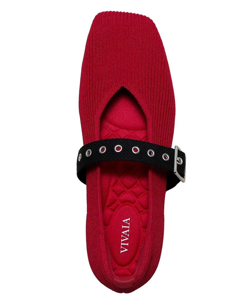 Vivaia Women's Myriel Square-Toe Margot Mary Jane 3.0