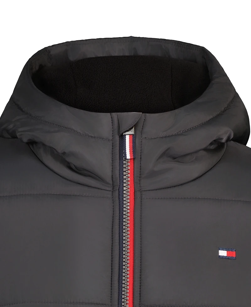 Tommy Hilfiger Boys' 4-7 Logo Puffer Jacket