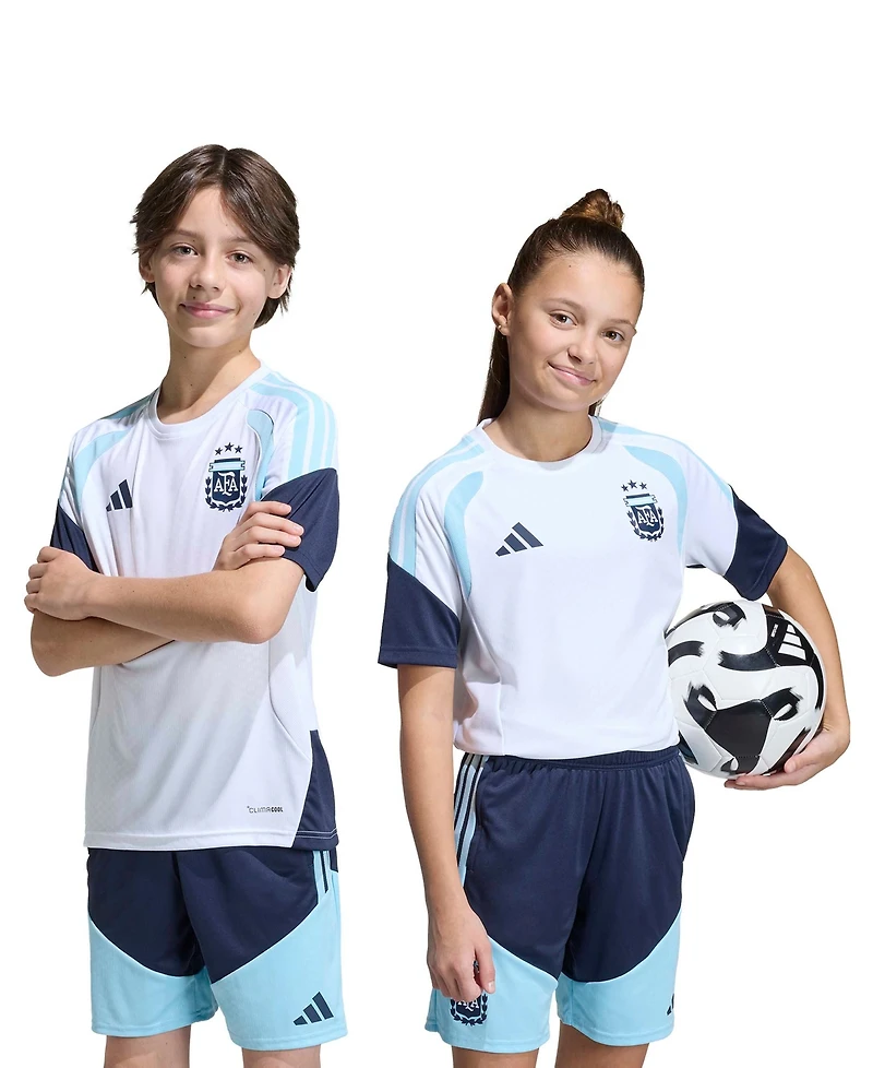 adidas Boys' 6-20 Argentina 26 Tiro Short-Sleeve Training T-Shirt