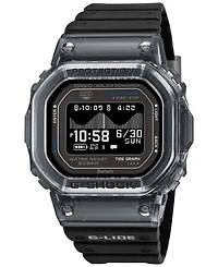 G-Shock Men's Japanese Quartz Black Soft Urethane Watch, 51.1mm