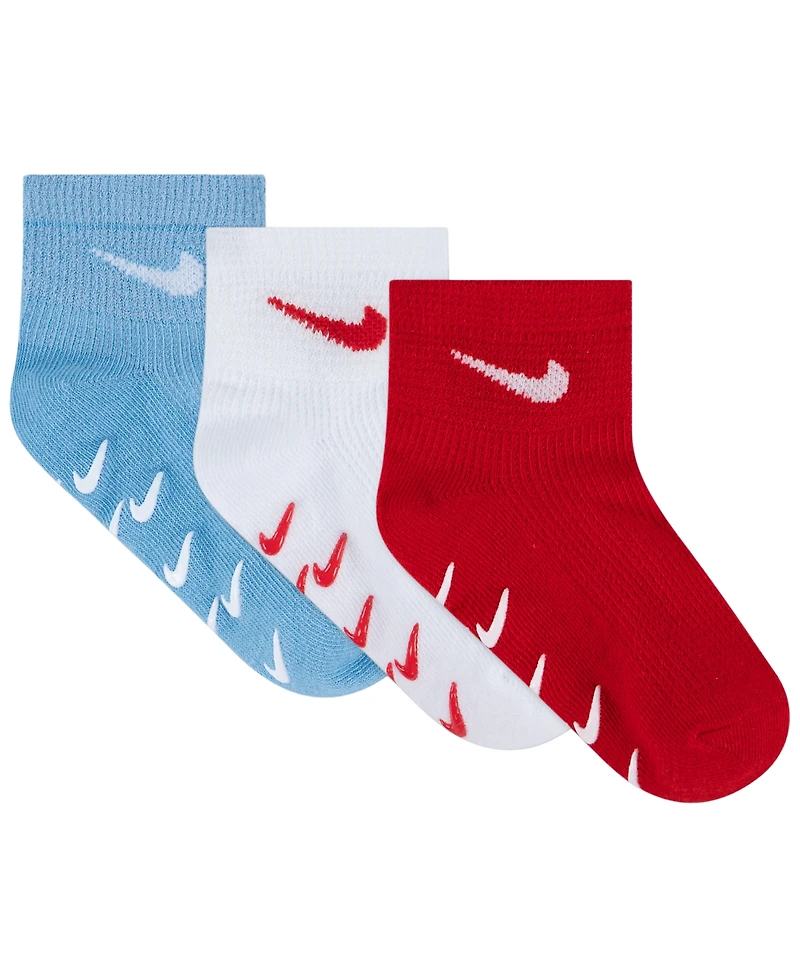 Nike Toddler Boys' 6M-4T Multisport Waffle Gripper, 3-Pack