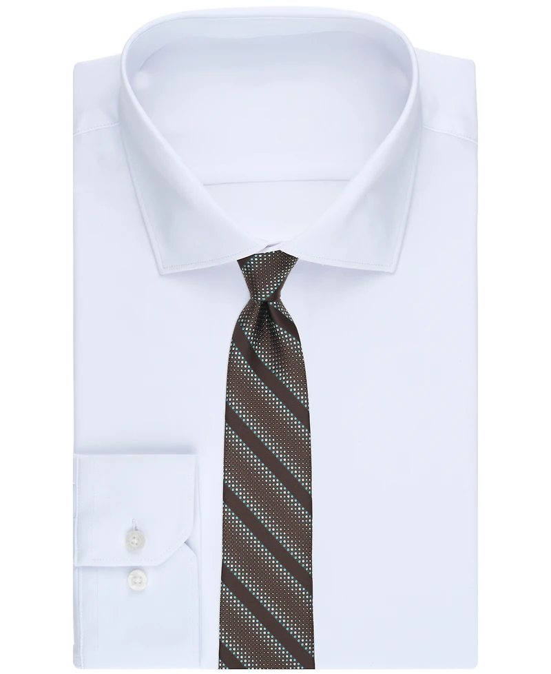 Perry Ellis Men's Lampone Stripe Classic Tie