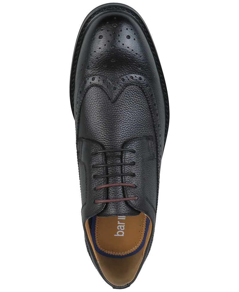 Bar Iii Men's Asherr Long Wing Brogue Leather Dress Shoes, Created for Macy's