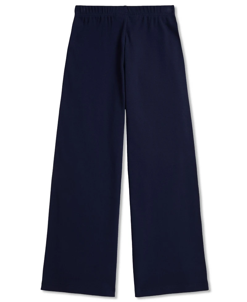 Polo Ralph Lauren Girls' 7-16 Ribbed Wide-Leg Pant