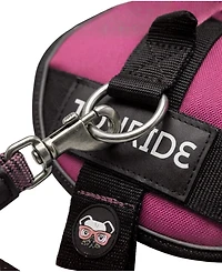 ProMounts Side Ring Dog Harness for Medium and Large Dogs, Reflective Escape-Proof No-Choke Vest with 3 Metal Leash Clips for Daily Walks | Pink