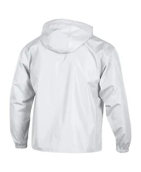 Champion Men's White Michigan State Spartans Cloud Packable Half-Zip Hoodie