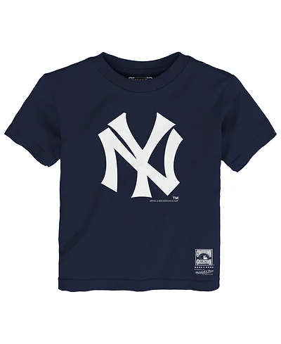 Mitchell & Ness Toddler Navy New York Yankees Retro Logo T-Shirt