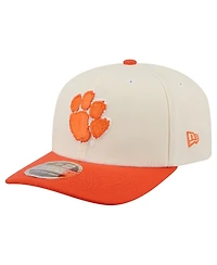 New Era Men's White, Orange Clemson Tigers America's 250th 9SEVENTY Adjustable Hat