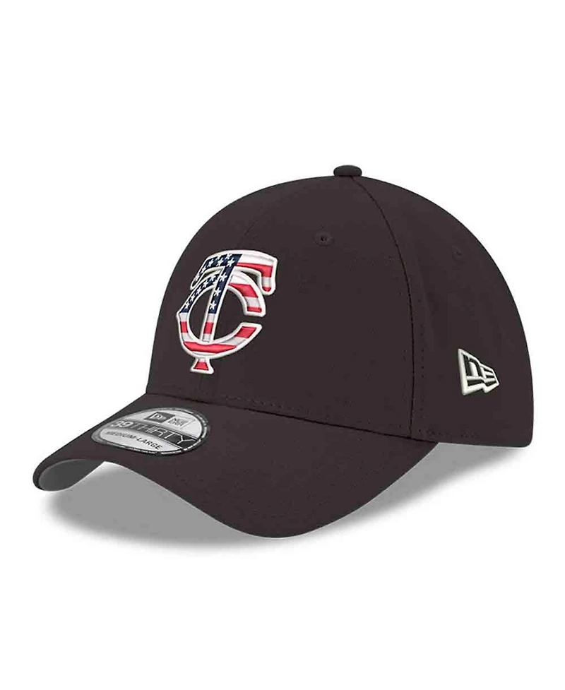 New Era Men's Black Minnesota Twins America 250 39THIRTY Flex Hat