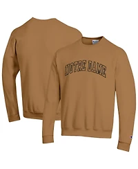 Champion Men's Brown Notre Dame Fighting Irish Latte Fleece Sweatshirt