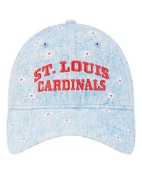 New Era Women's Light Blue St. Louis Cardinals Daisy All Over 9TWENTY Adjustable Hat