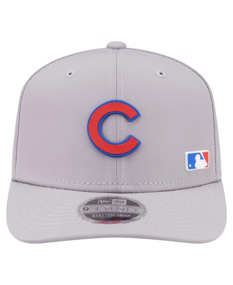 New Era Men's Gray Chicago Cubs Laser Perforated 9SEVENTY Adjustable Hat