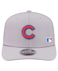 New Era Men's Gray Chicago Cubs Laser Perforated 9SEVENTY Adjustable Hat