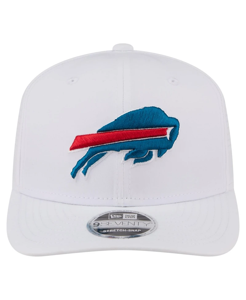 New Era Men's White Buffalo Bills Name Plate 9SEVENTY Adjustable Hat