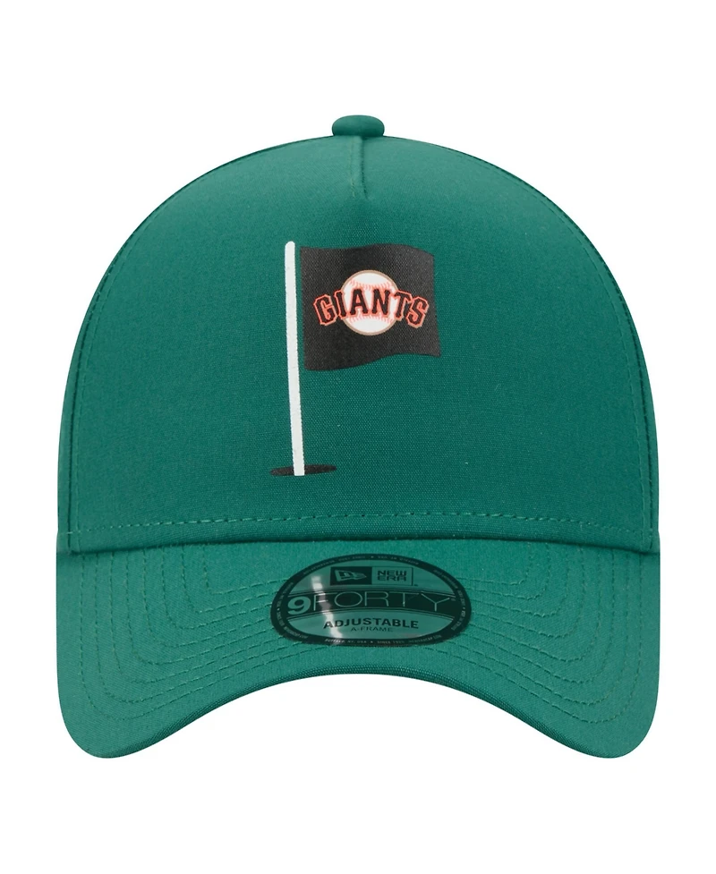 New Era Men's Green San Francisco Giants Pin Seeker 9FORTY A-Frame Adjustable Hat