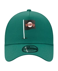 New Era Men's Green San Francisco Giants Pin Seeker 9FORTY A-Frame Adjustable Hat
