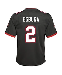 Nike Big Boys and Girls Emeka Egbuka Pewter Tampa Bay Buccaneers Alternate Game Jersey