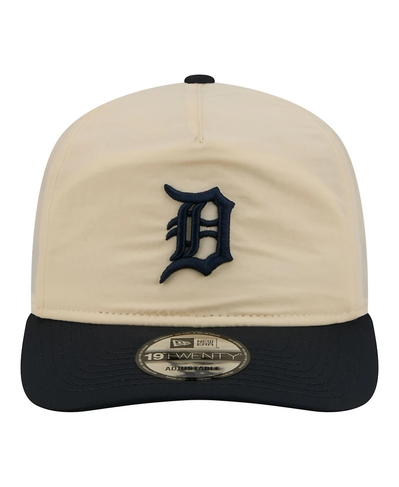 New Era Men's Cream, Navy Detroit Tigers Everyday 19TWENTY Adjustable Hat