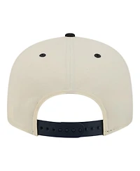 New Era Men's Cream New York Yankees Oversized Slogan 9FIFTY Snapback Hat