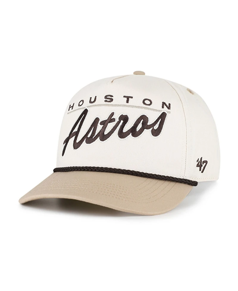 '47 Brand Men's Natural, Tan Houston Astros Neutral Terrain Hitch Rope Adjustable Hat