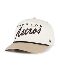 '47 Brand Men's Natural, Tan Houston Astros Neutral Terrain Hitch Rope Adjustable Hat