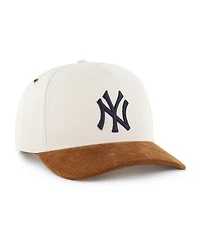 Carhartt X '47 Men's Natural, Brown New York Yankees Undyed Relaxed Hitch Adjustable Hat