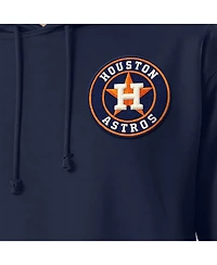Champion Men's Navy Houston Astros Reverse Weave Chenille Hoodie