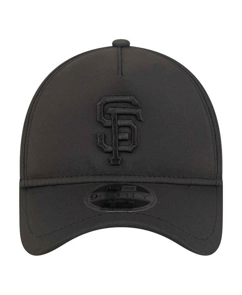 New Era Men's Black San Francisco Giants Injection Apex 9FORTY Adjustable Hat