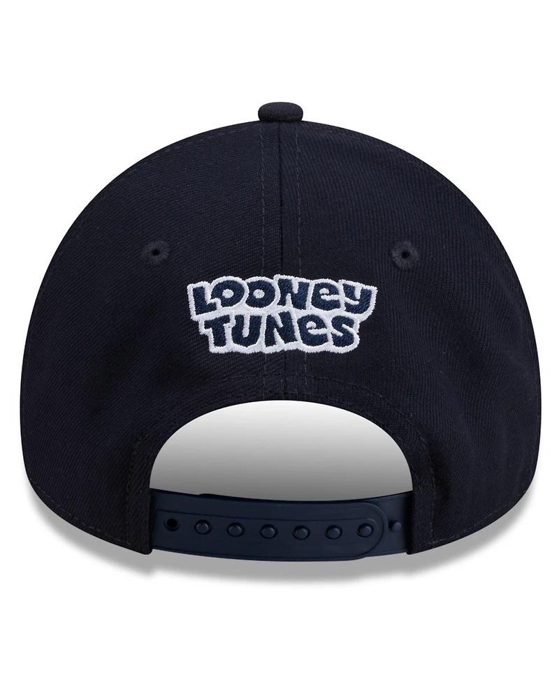 New Era Big Boys and Girls Navy Houston Astros Looney Tunes A-Frame 9FORTY Adjustable Hat