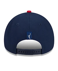 New Era Men's and Women's Navy, Red Indiana Fever Wnba Tip-Off 2026 Metal Badge A-Frame 9FORTY Adjustable Hat