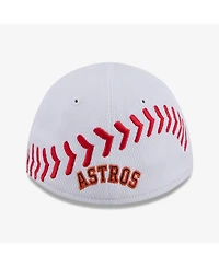 New Era Toddler White Houston Astros Baseball 39THIRTY M-Crown Adjustable Hat