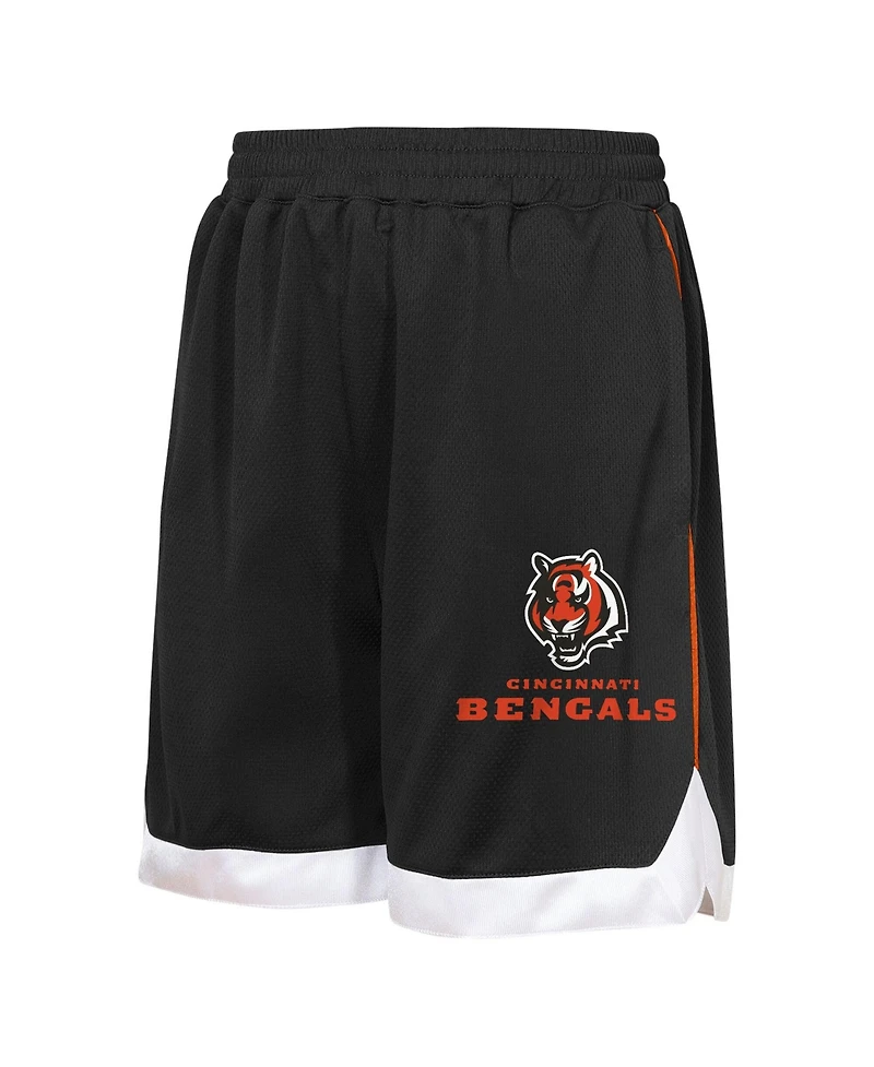 Outerstuff Big Boys and Girls Black Cincinnati Bengals All Star Mesh Shorts