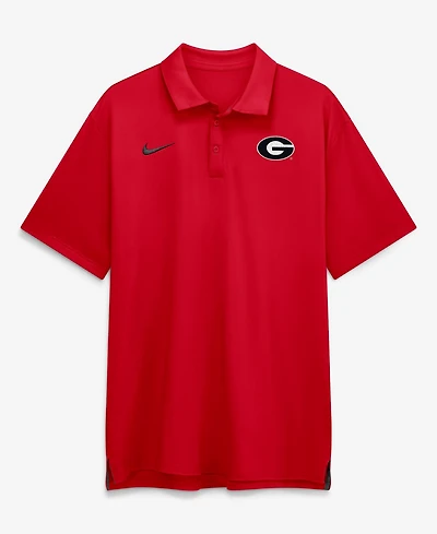 Nike Men's Red Georgia Bulldogs 2026 Sideline Tour Dri-fit Polo Shirt