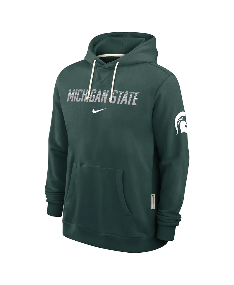 Nike Men's Green Michigan State Spartans 2026 Sideline Standard Issue Dri-fit Hoodie